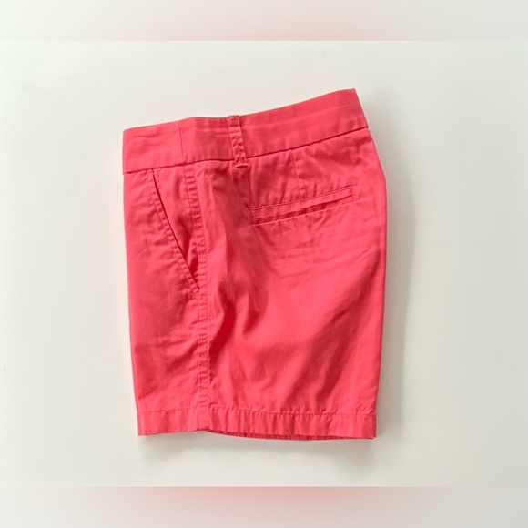 J. Crew Broken-In Cotton Chino Shorts, Chino Shorts, Coral Size: 2 - Picture 6 of 7
